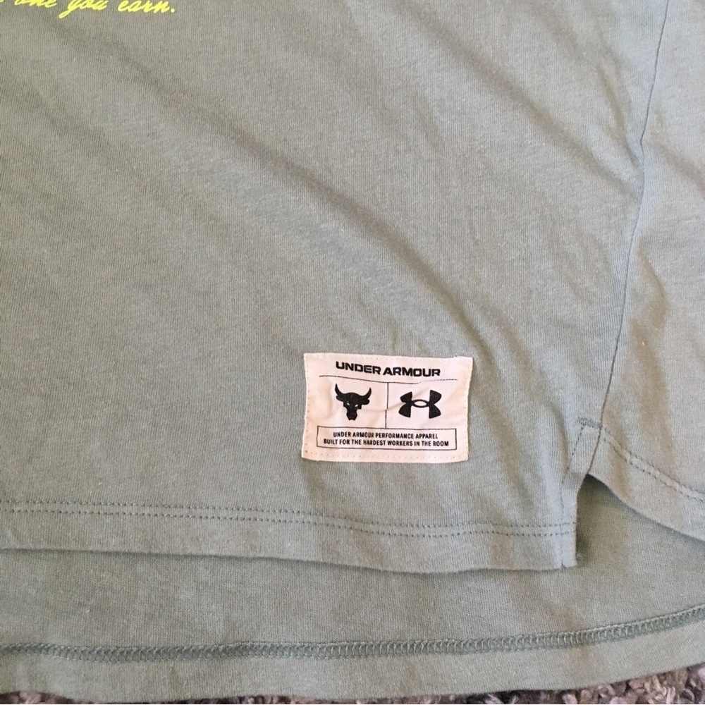 Under Armour Green Graphic T-Shirt L - Picture 3 of 6
